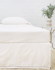 Como Ladder Stitch Cotton Sateen Bedskirt