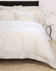 Classico Hemstitch Cotton Sateen Duvet Cover Set