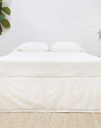 Como Ladder Stitch Cotton Sateen Bedskirt