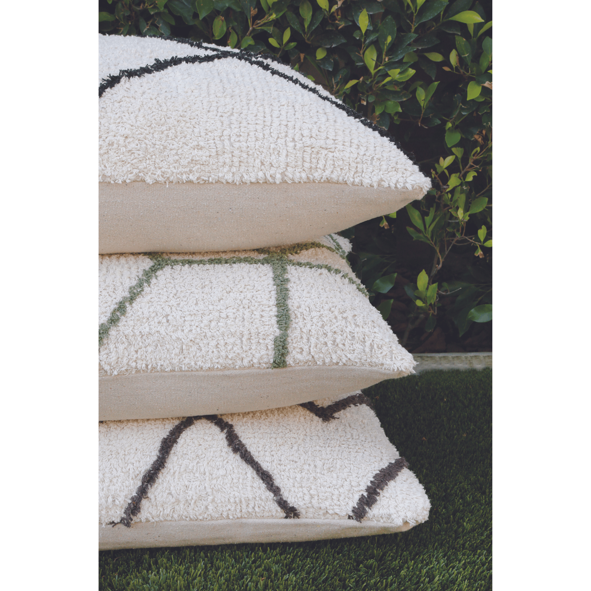 Freddie Hand Woven Big Pillow 28" X 36" With Insert