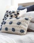 Izzy Hand Woven 14" X 24" Pillow With Insert