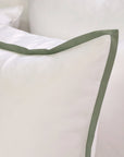 Langston Bamboo Sateen Duvet Cover Set - Moss