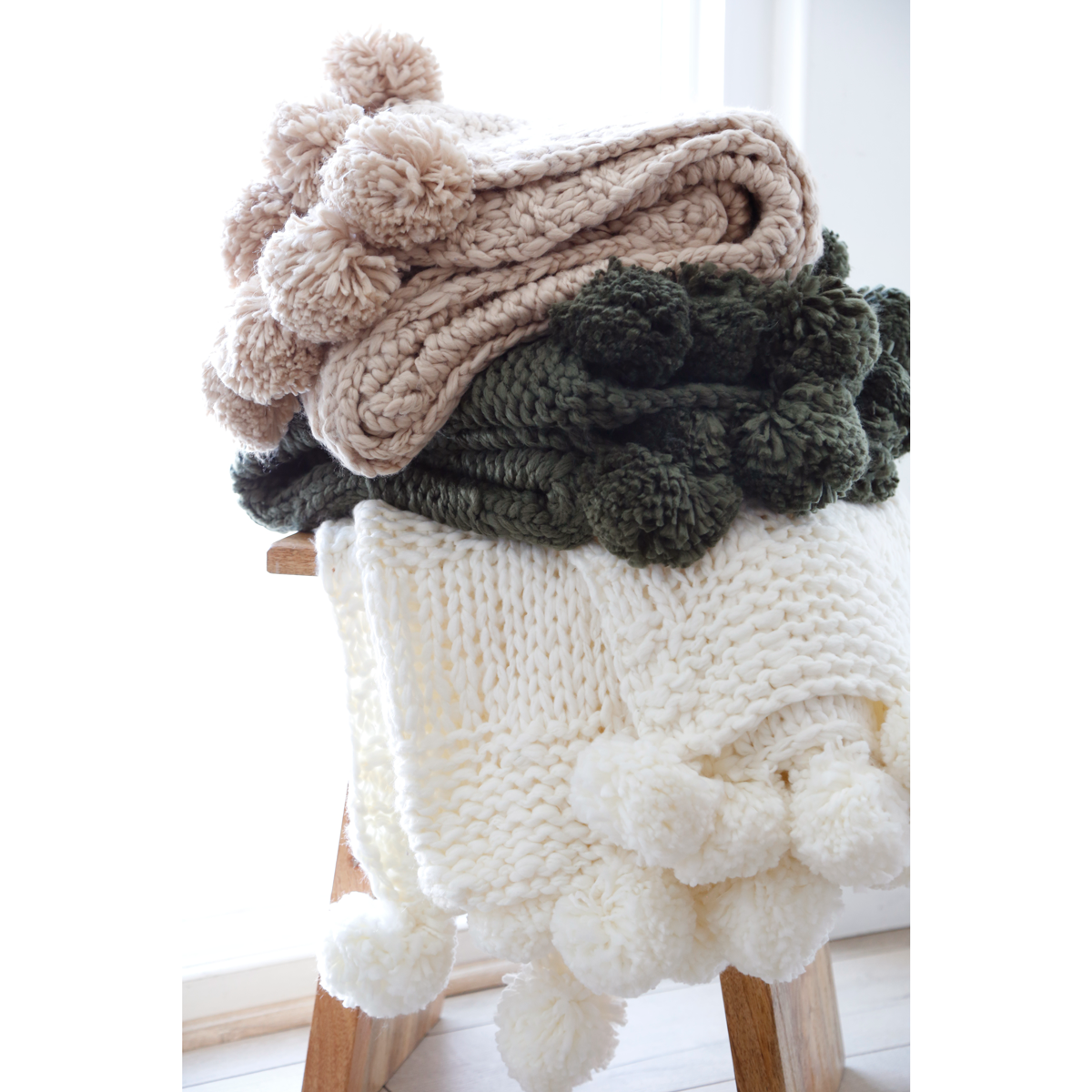 Pom pom throw discount tesco