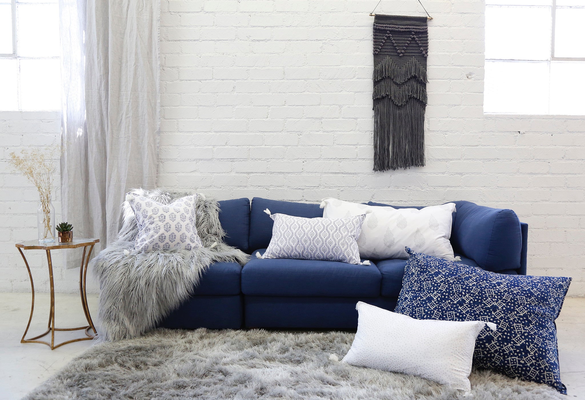 Get the Look!  Hand Blocked Pillows Have Arrived! 