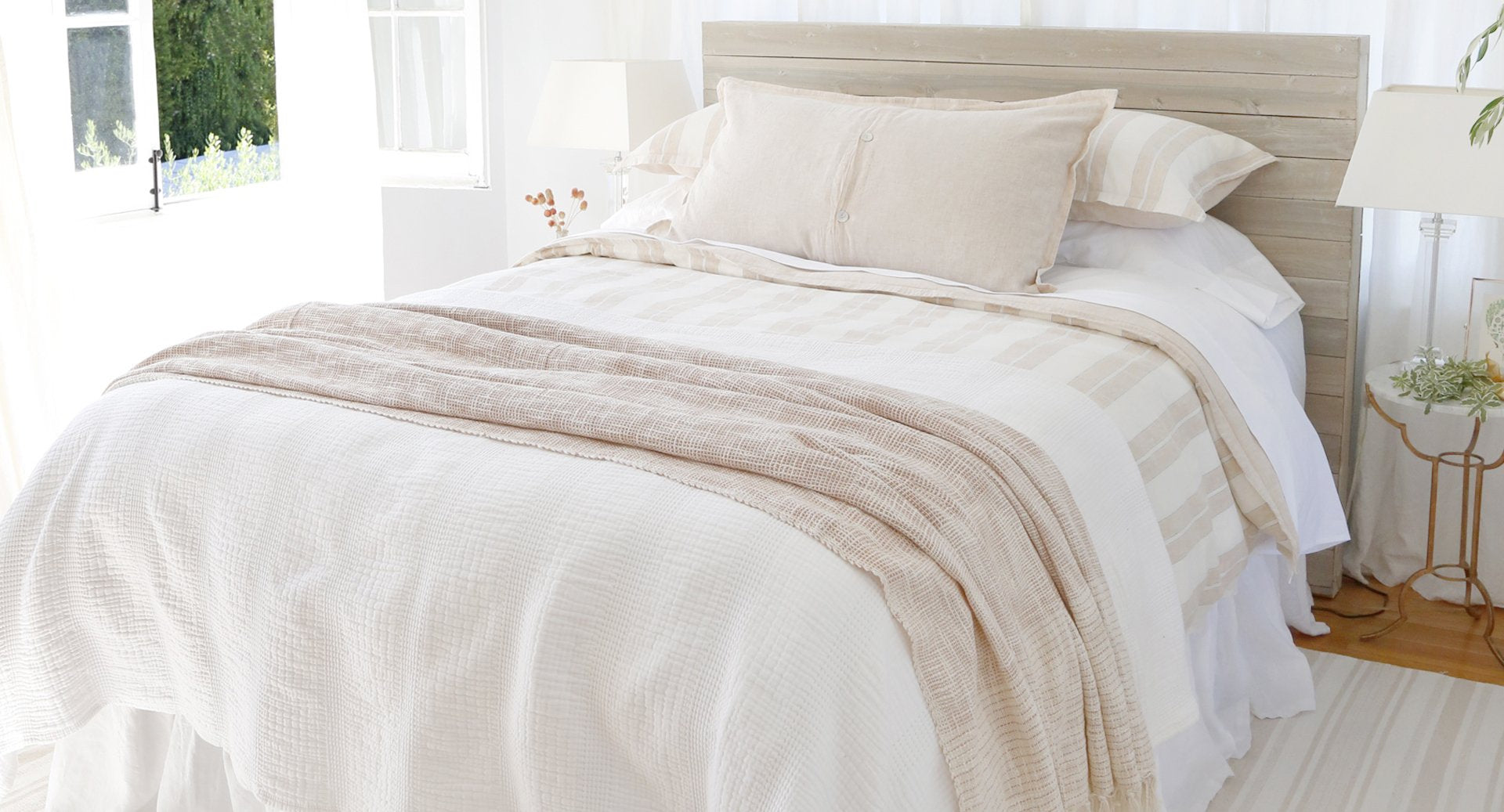 The Striped Carter Bed-Pom Pom at Home
