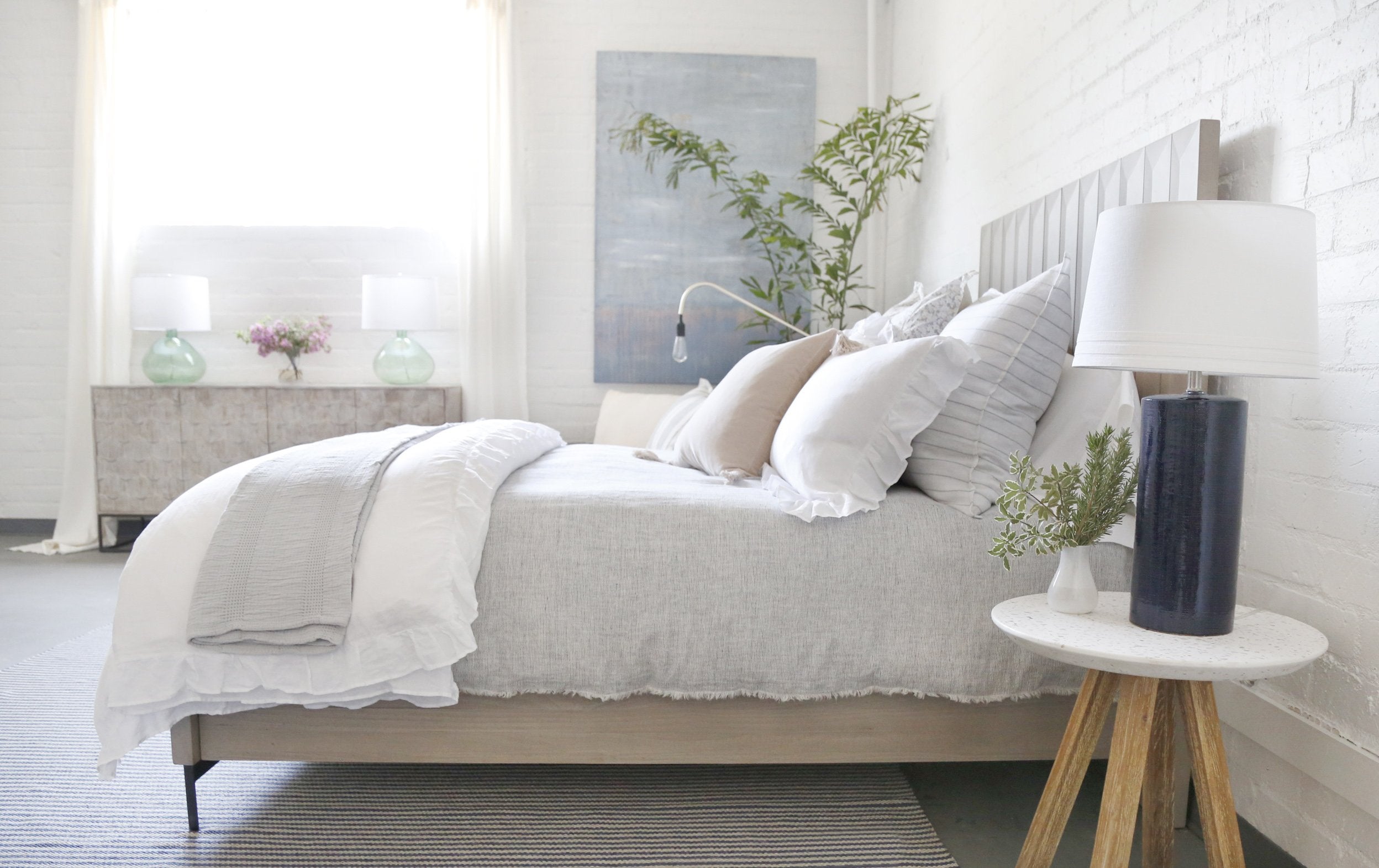 Subtle Hues Bed-Pom Pom at Home