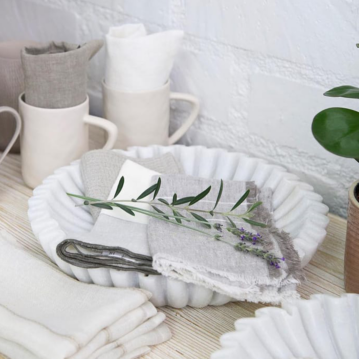 Napa Napkins Pom Pom at Home