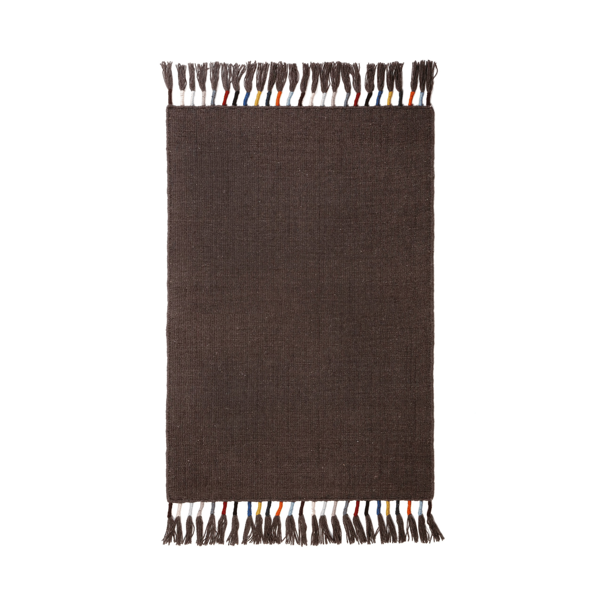 TASSEL HANDWOVEN RUG - MOCHA-Pom Pom at Home