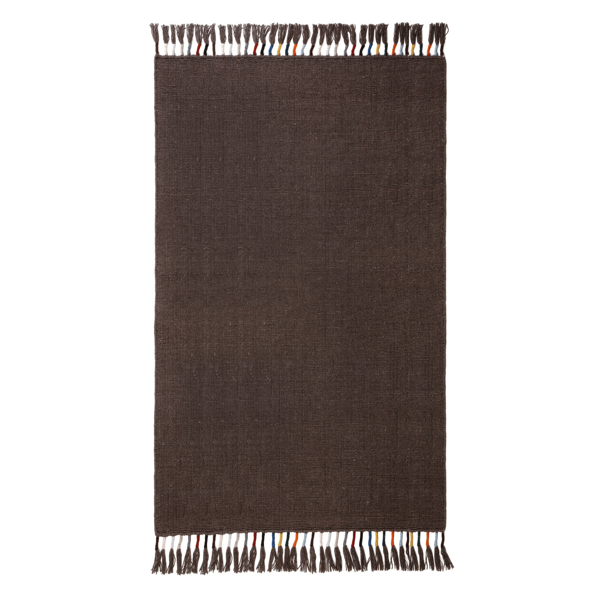 TASSEL HANDWOVEN RUG - MOCHA-Pom Pom at Home