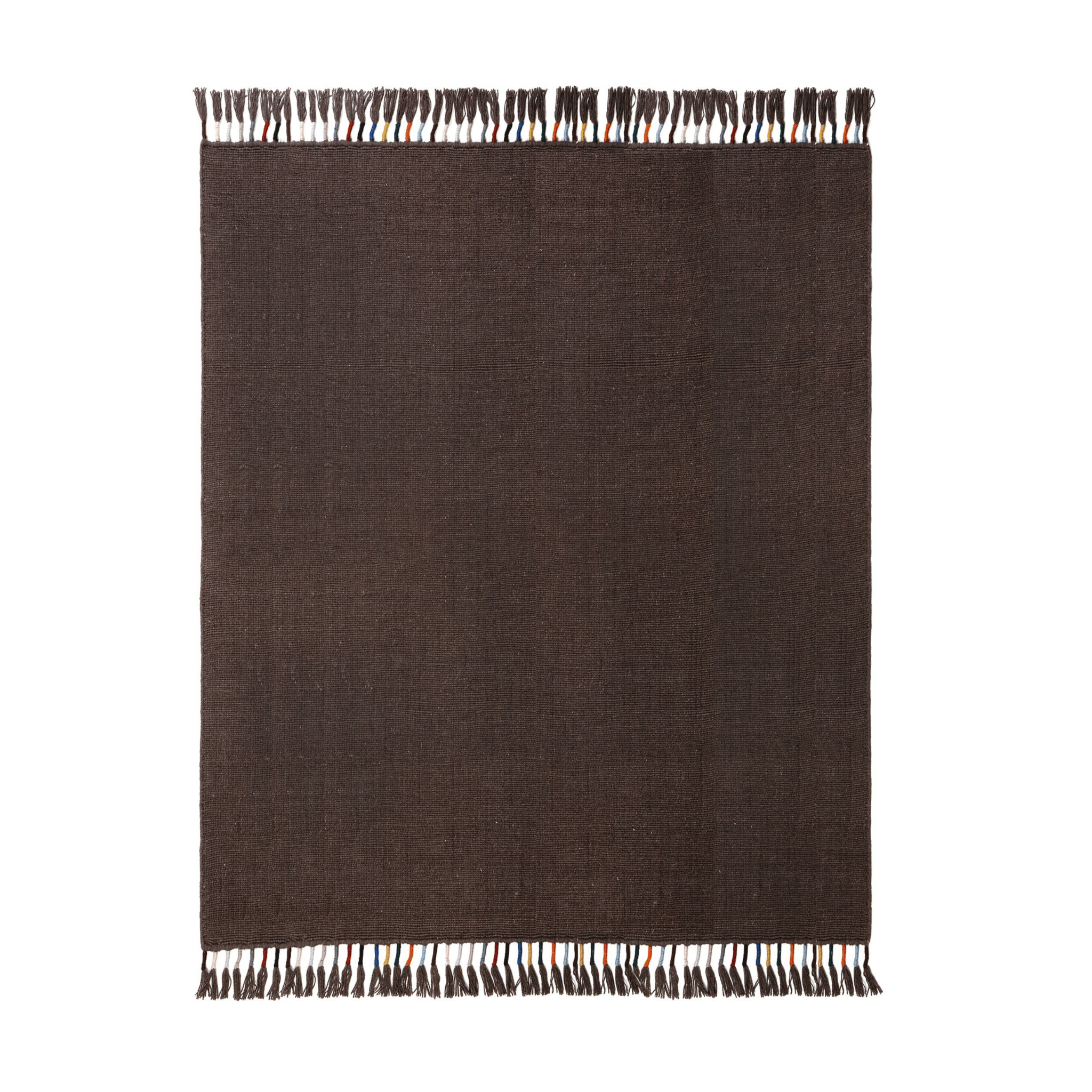 TASSEL HANDWOVEN RUG - MOCHA-Pom Pom at Home