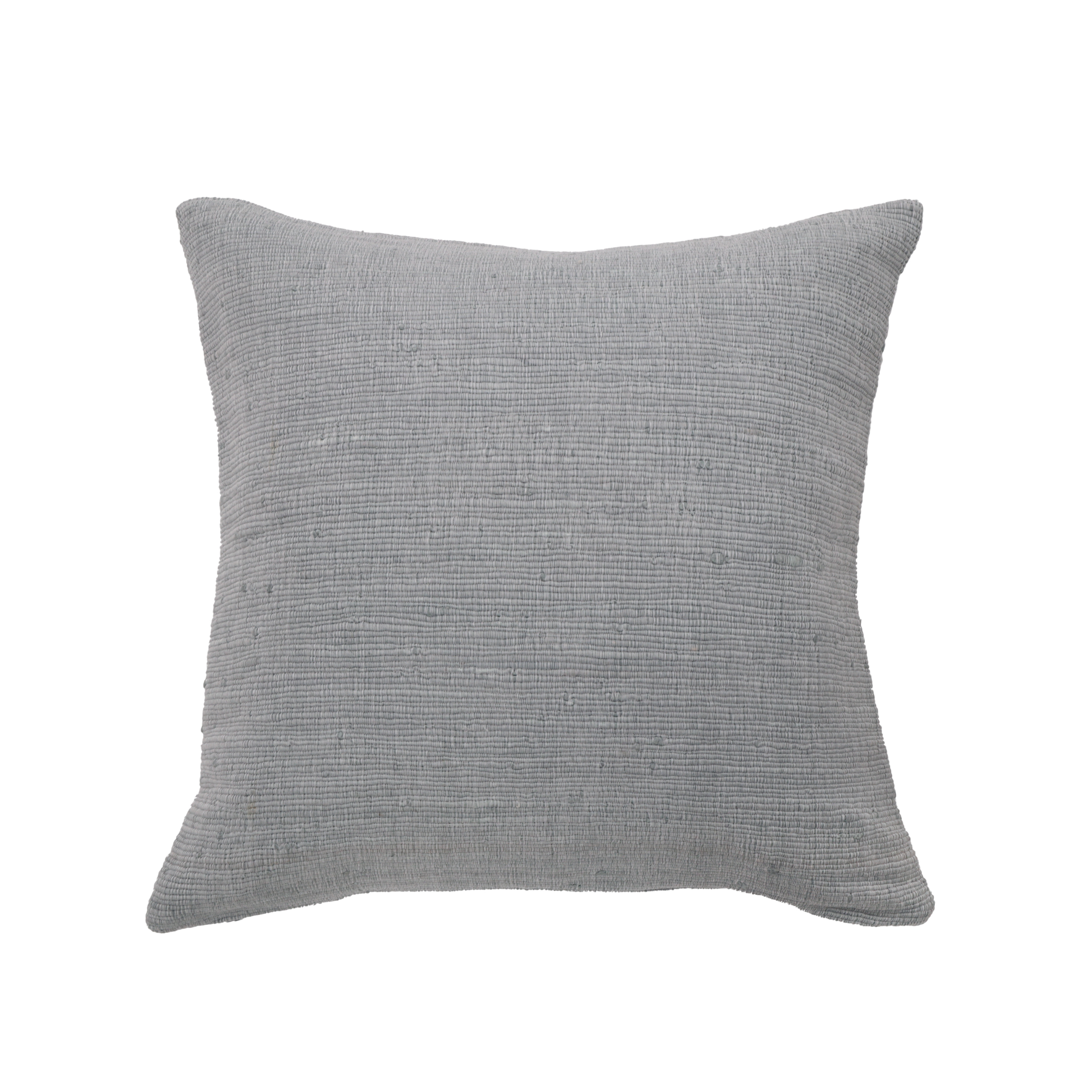 pompom at home - athena - pillow with insert - shore blue color