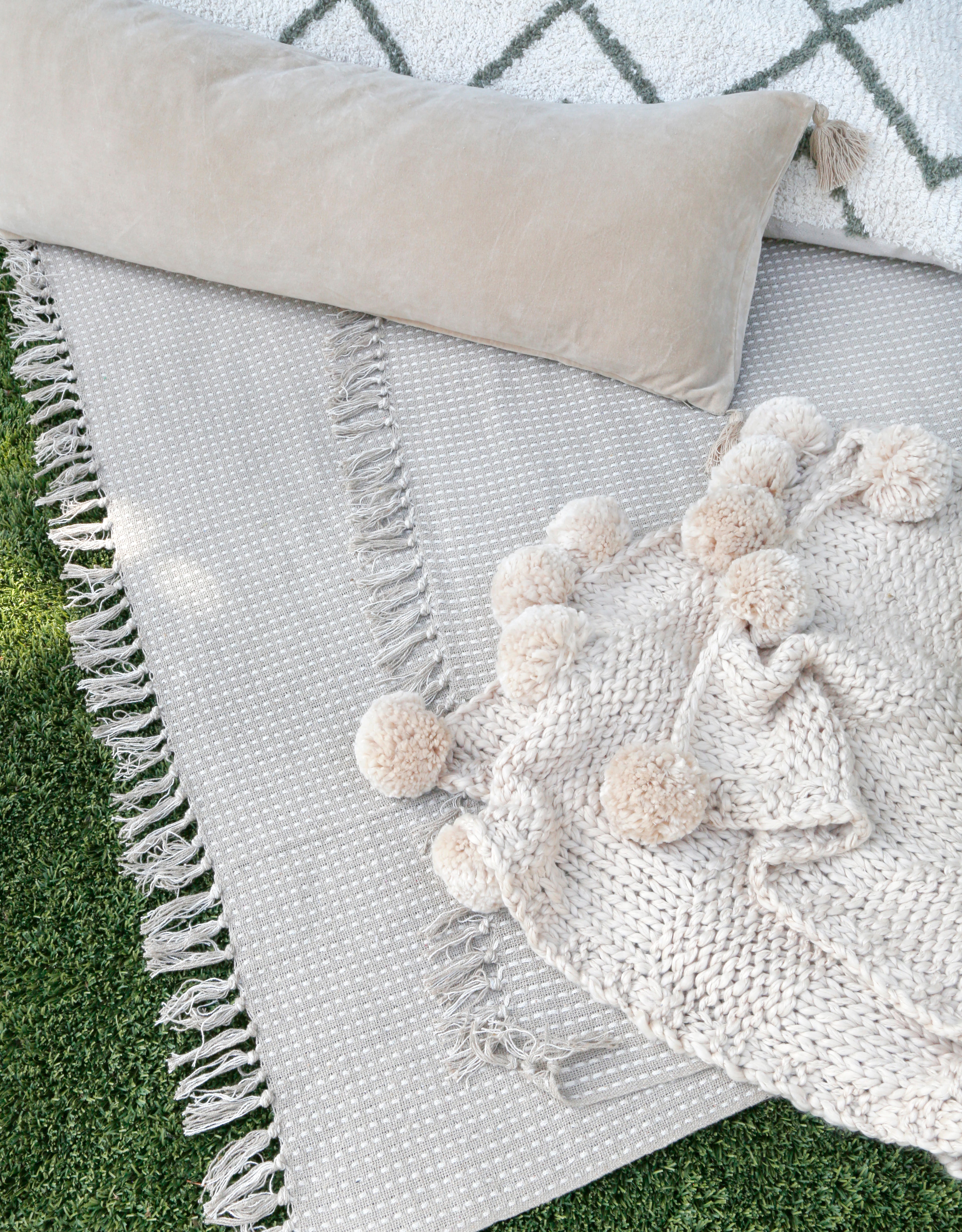 Bianca 14&quot; X 40&quot; Pillow With Insert--Pom Pom at Home