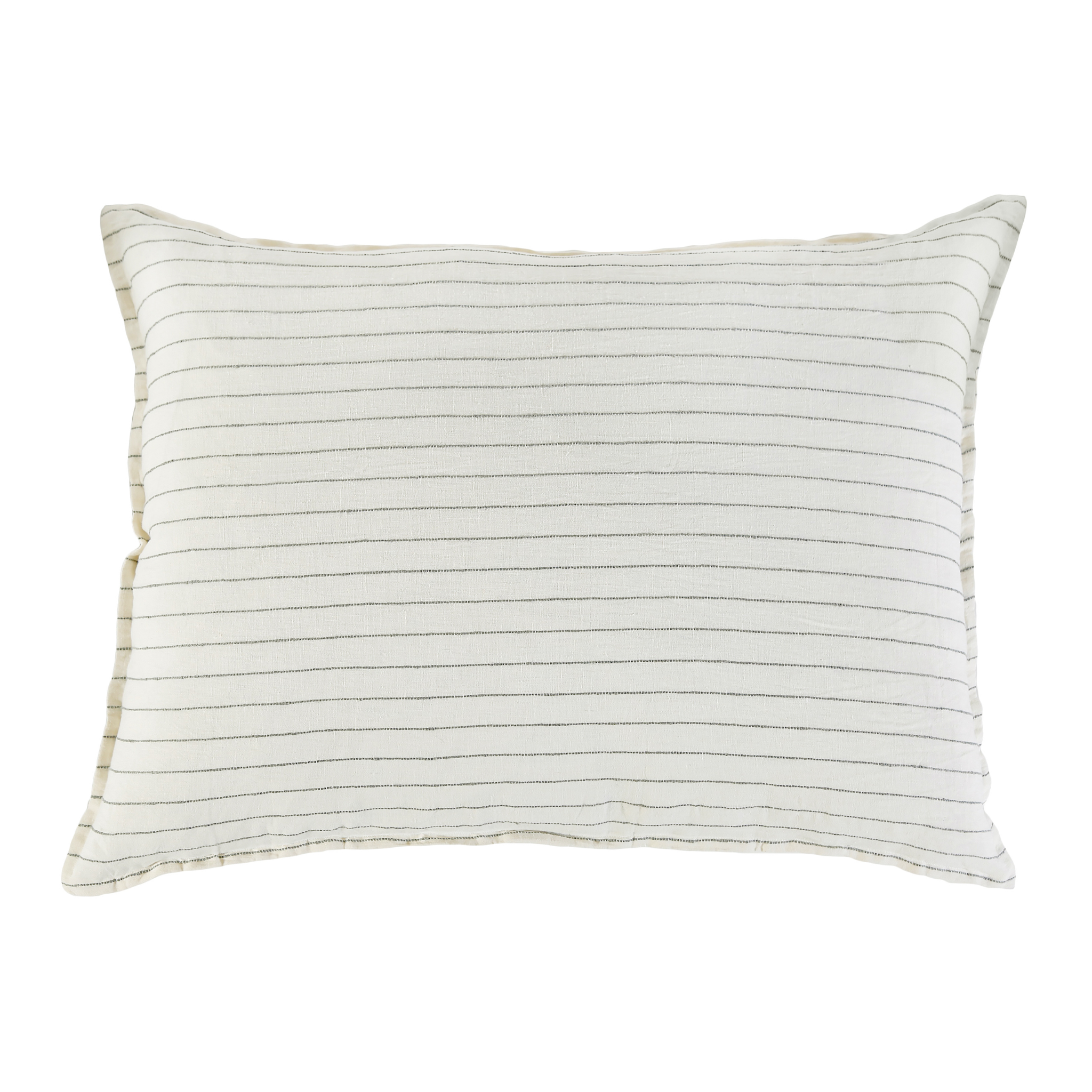 blake - cream/grey color - standard sham - pom pom at home