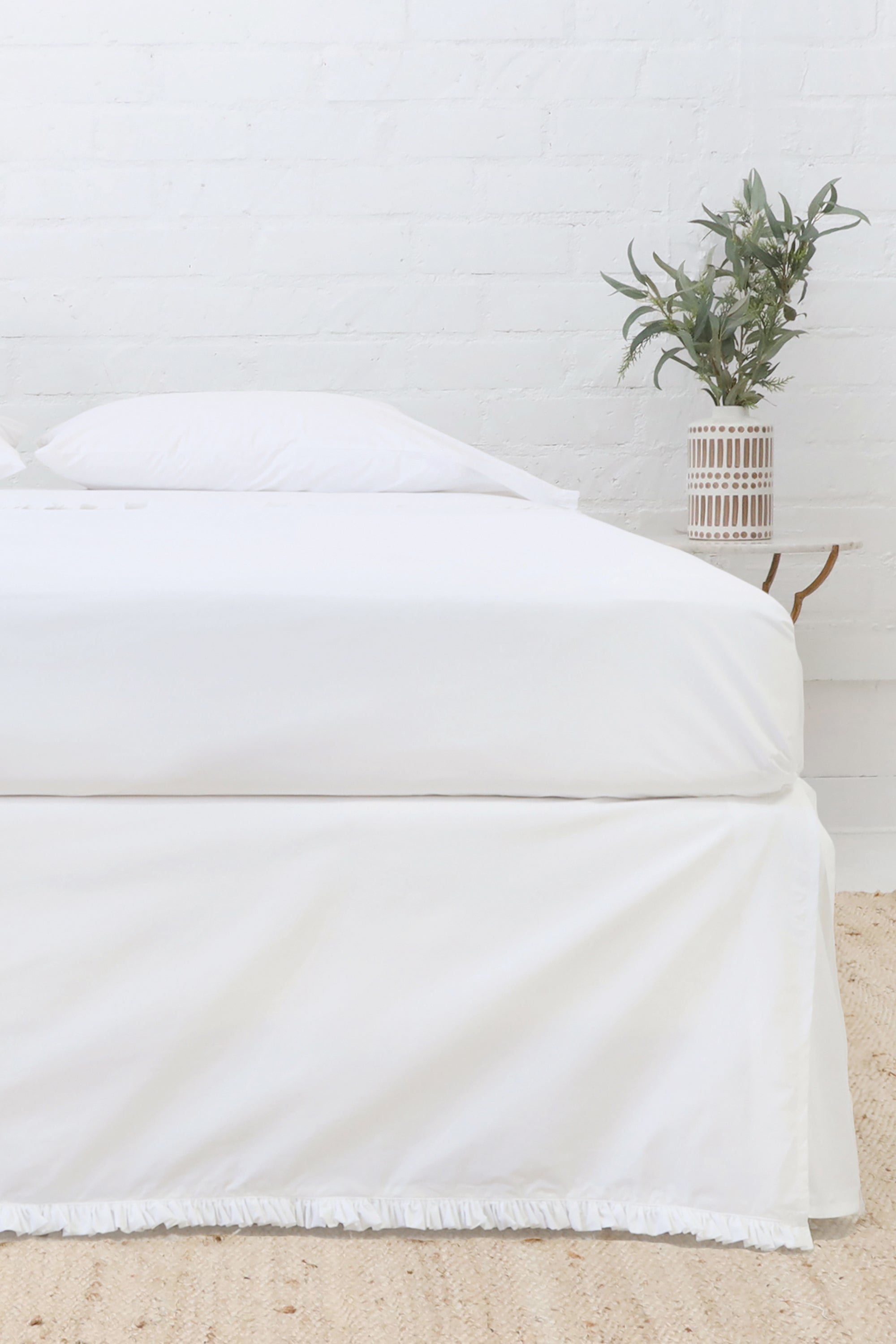 Audrey Cotton Percale Bedskirt