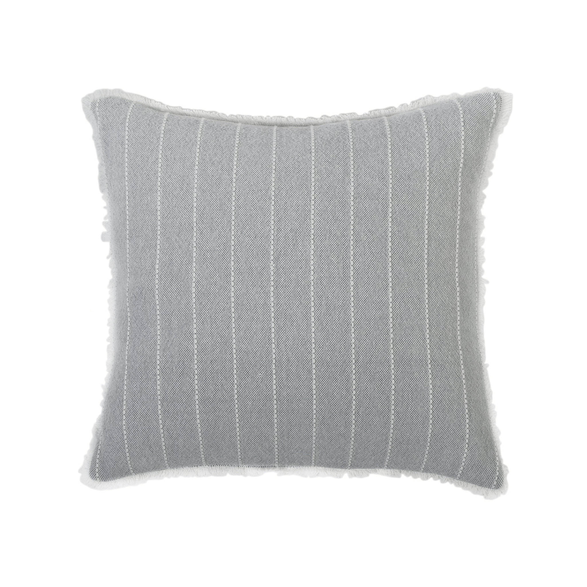 HENLEY HAND WOVEN PILLOW 20&quot; X 20&quot; WITH INSERT - 2 colors-Pom Pom at Home