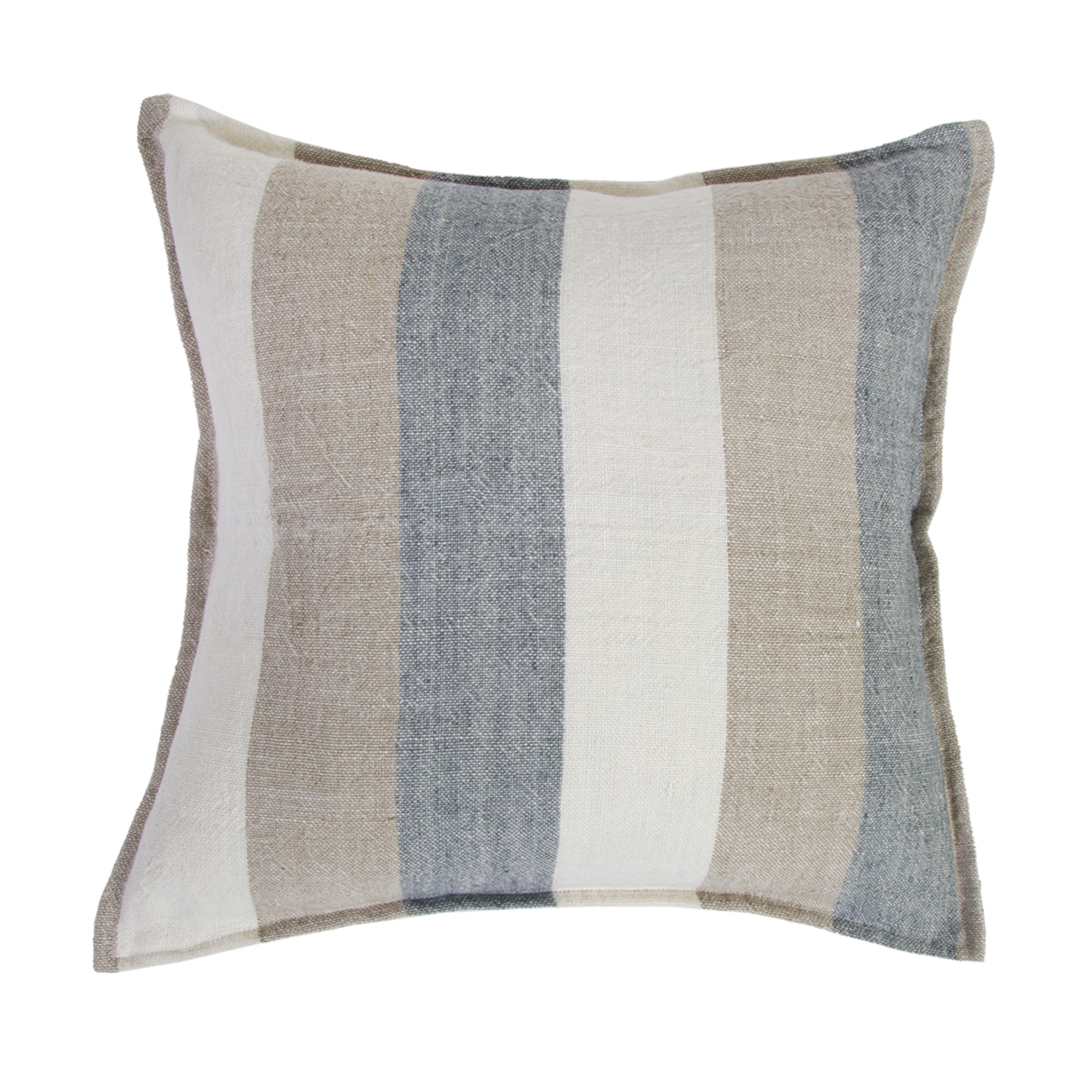Monterey Pillow 20"X 20" With Insert-20x20 Pillow With Insert-Ocean/Natural-Pom Pom at Home