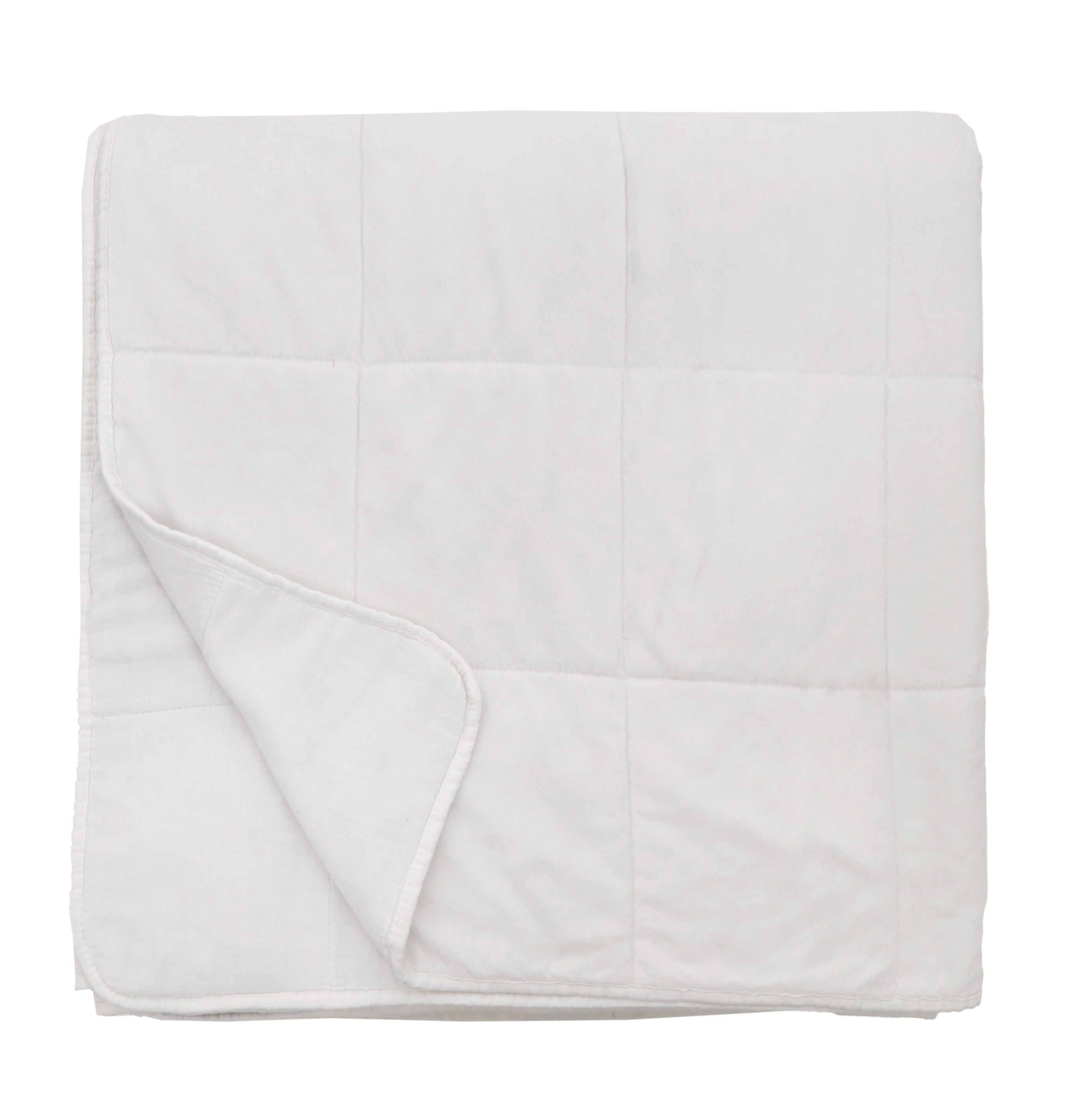 Amsterdam Oversized Throw-70" x 90" (Twin)-White-Pom Pom at Home