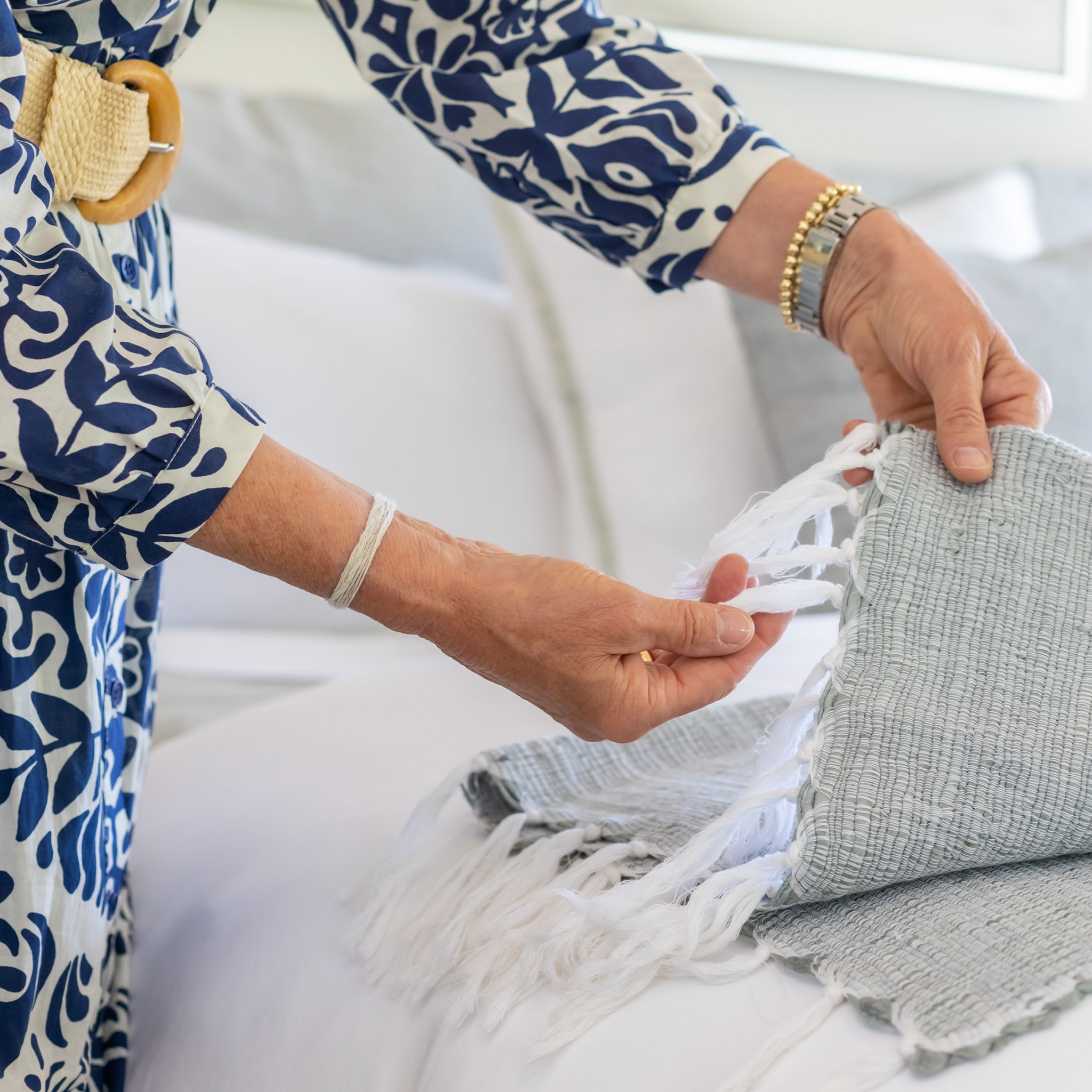 Athena Throw--Pom Pom at Home