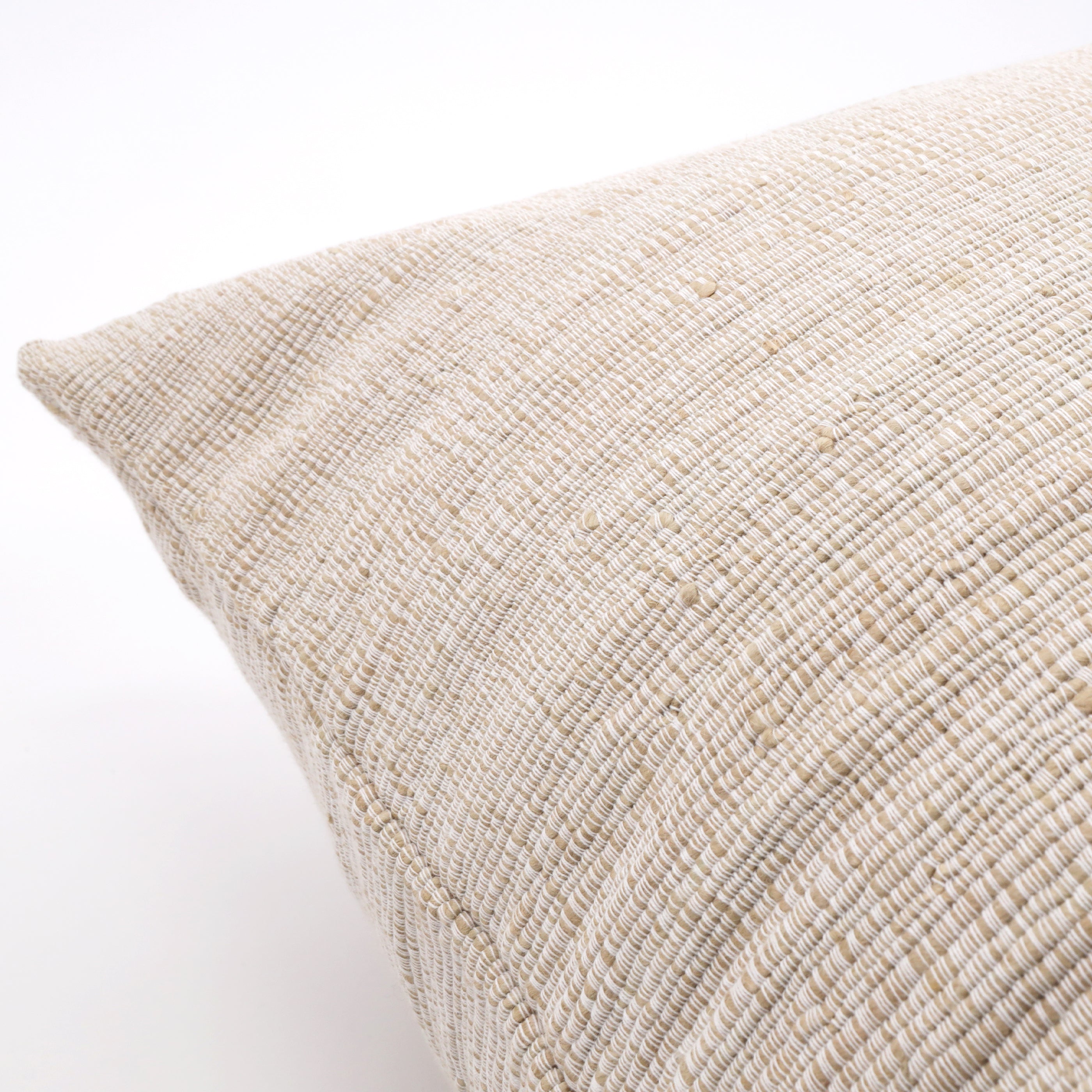 pompom at home - athena - pillow with insert - natural color