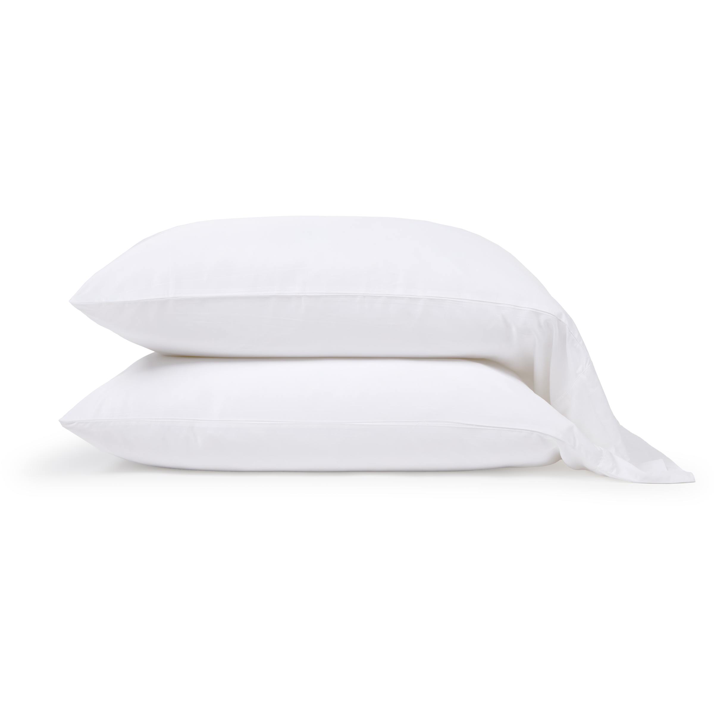 Bamboo Sateen Sheet Set-Standard Pillowcase (Set Of 2)-White-Pom Pom at Home