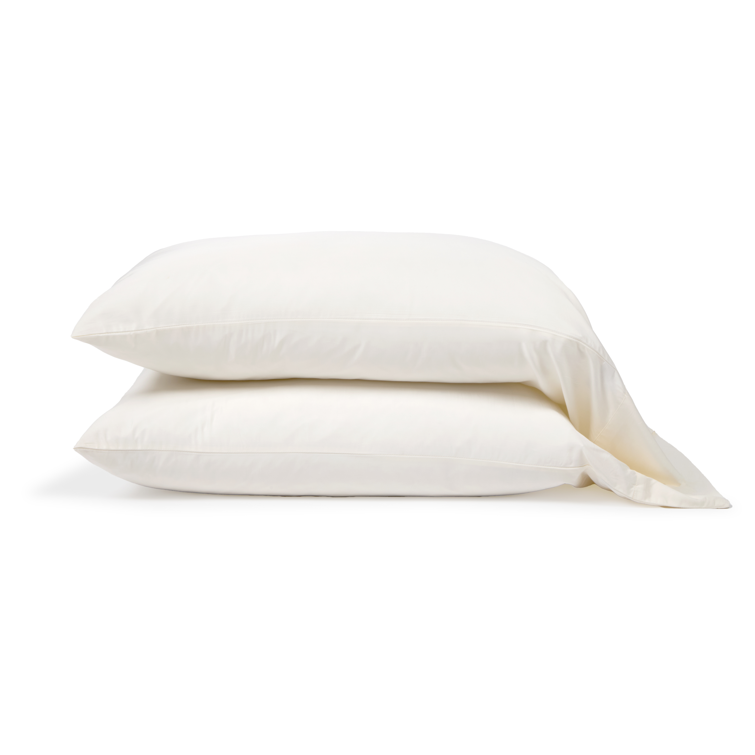 Bamboo Sateen Sheet Set-Standard Pillowcase (Set Of 2)-Ivory-Pom Pom at Home