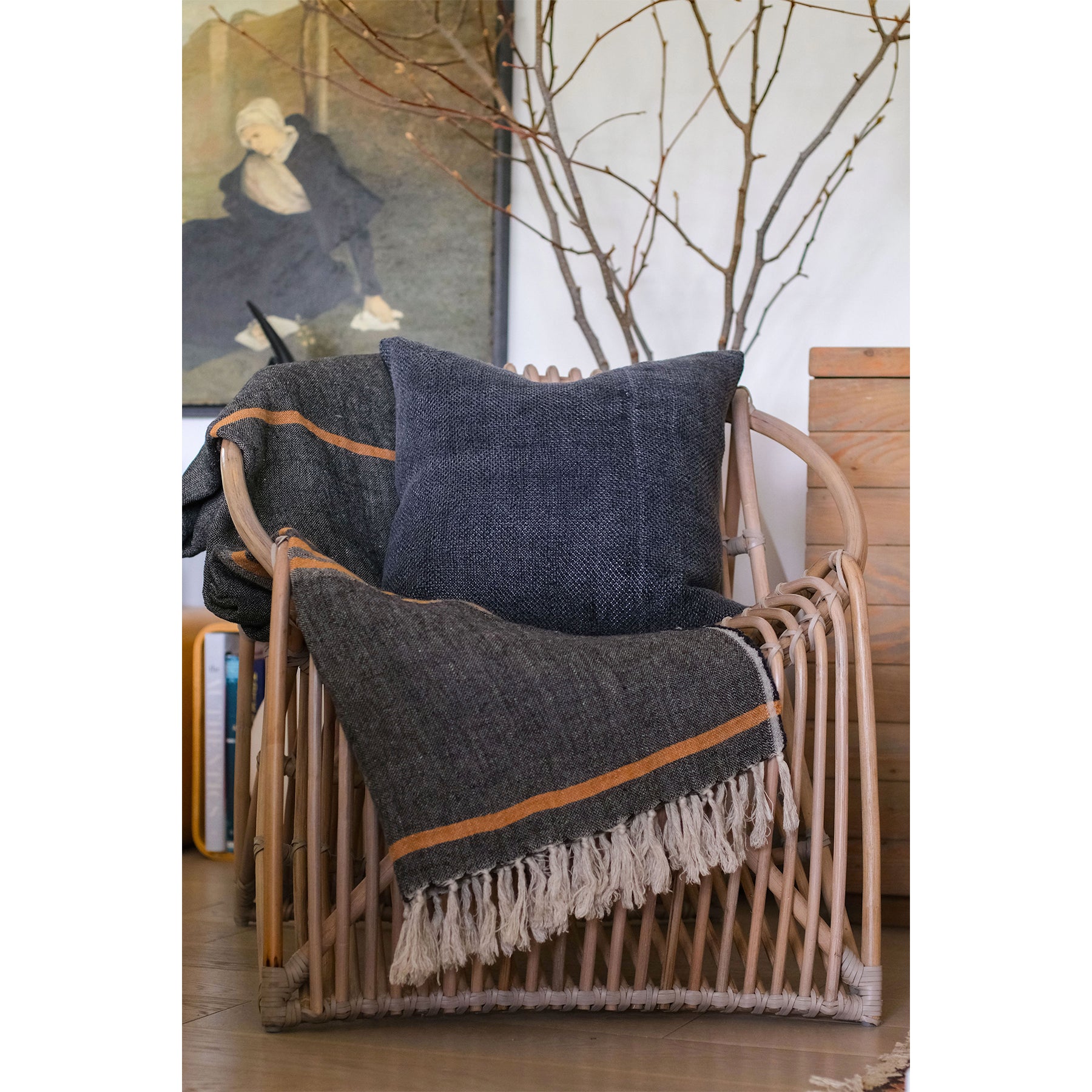 Bruno Oversized Throw-60" x 90" Throw-Pom Pom at Home