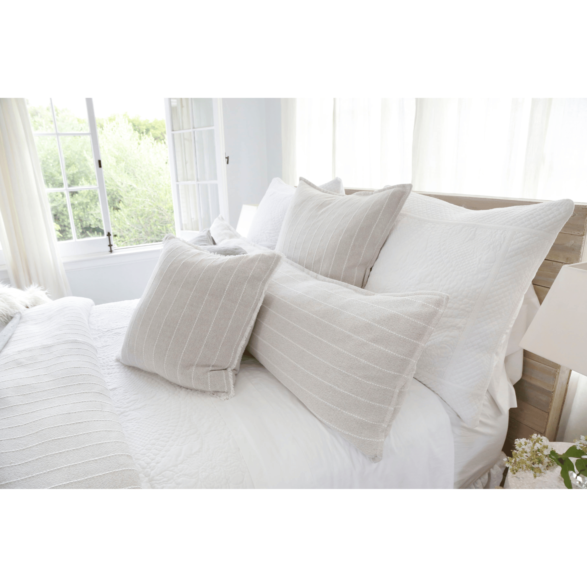 HENLEY BODY PILLOW W/ INSERT - 2 COLORS-Pom Pom at Home