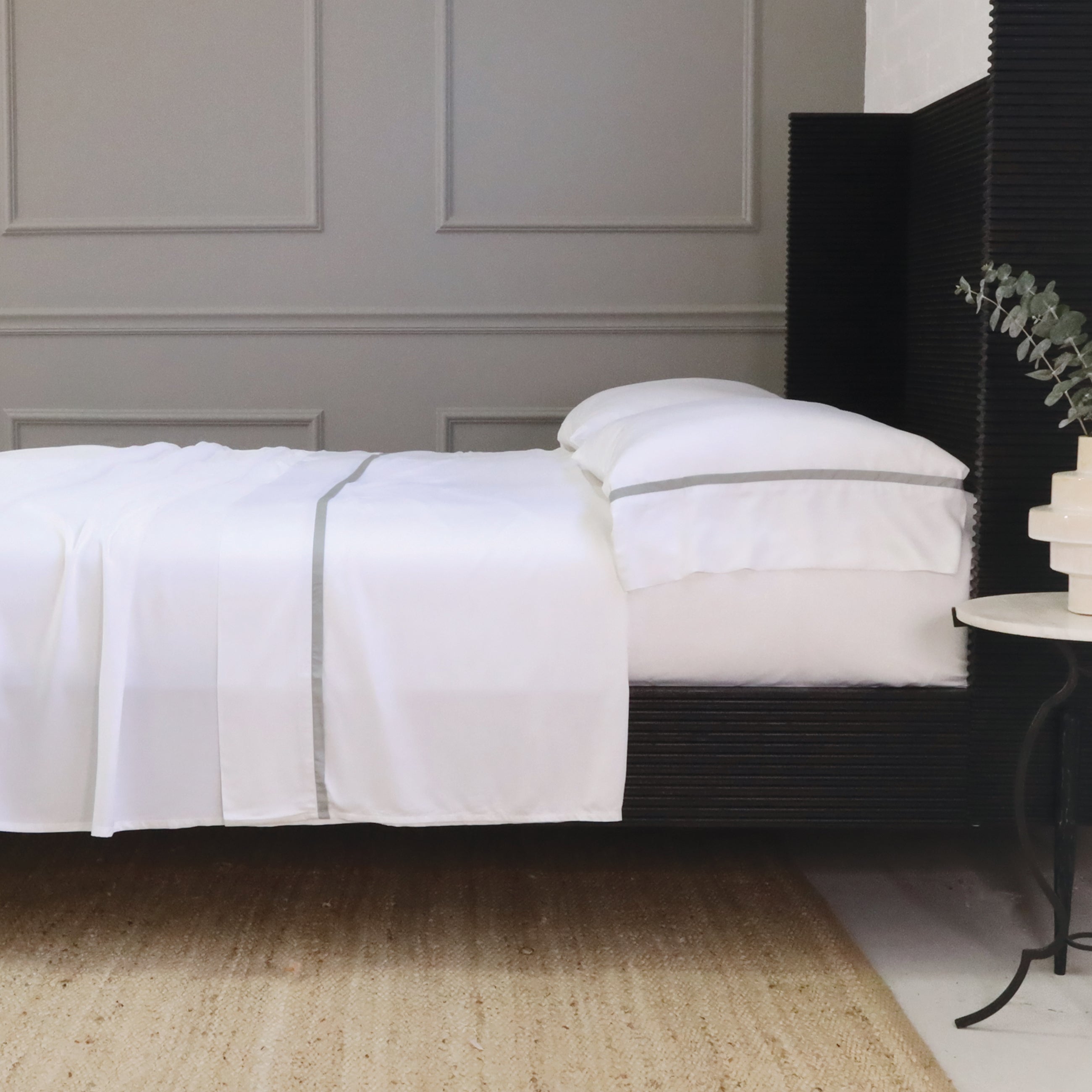 Langston Bamboo Sateen Sheet Set-Twin Sheet Set (Fitted‚ Flat + 1 Standard Pillowcase)-Ocean-Pom Pom at Home
