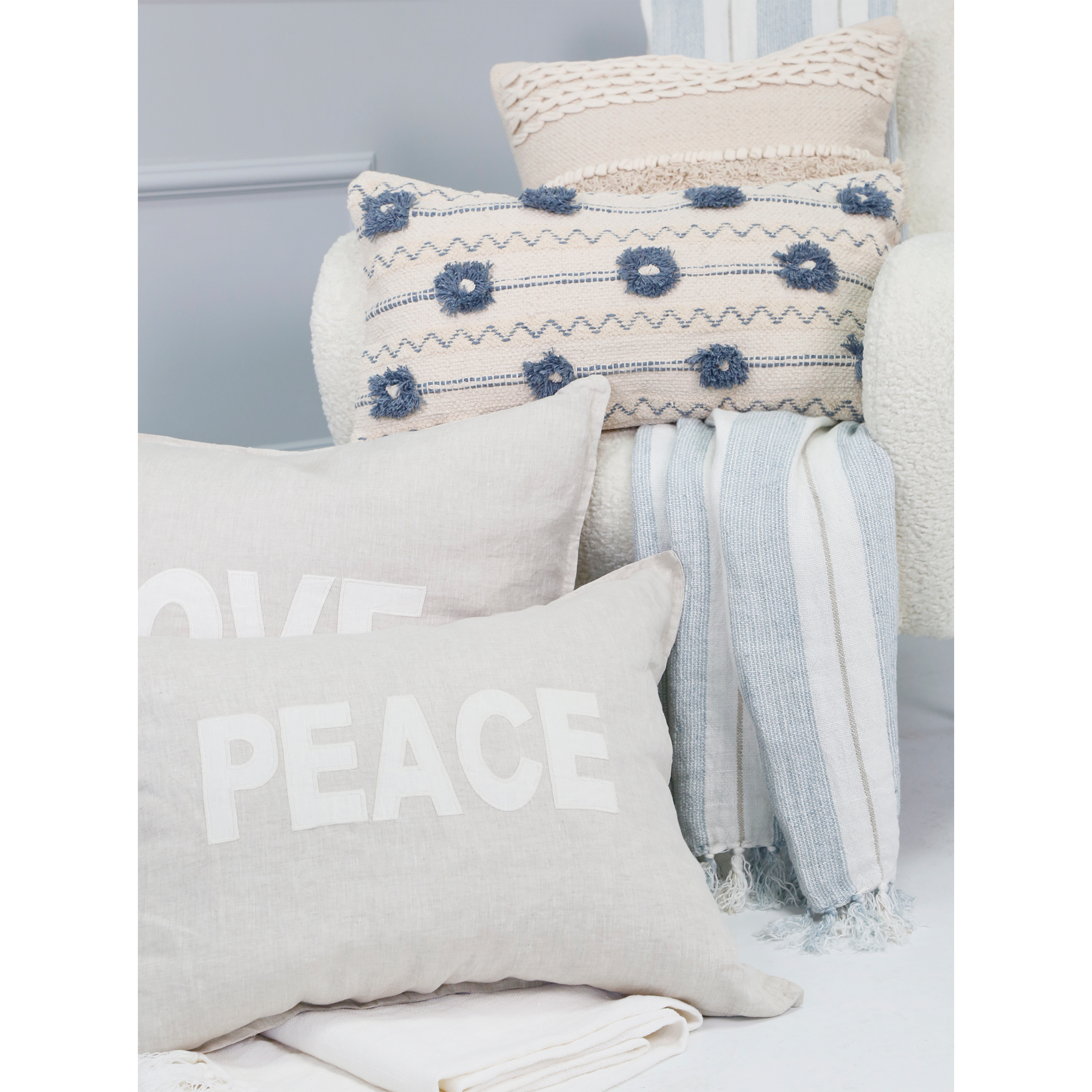 Love &amp; Peace Pillows