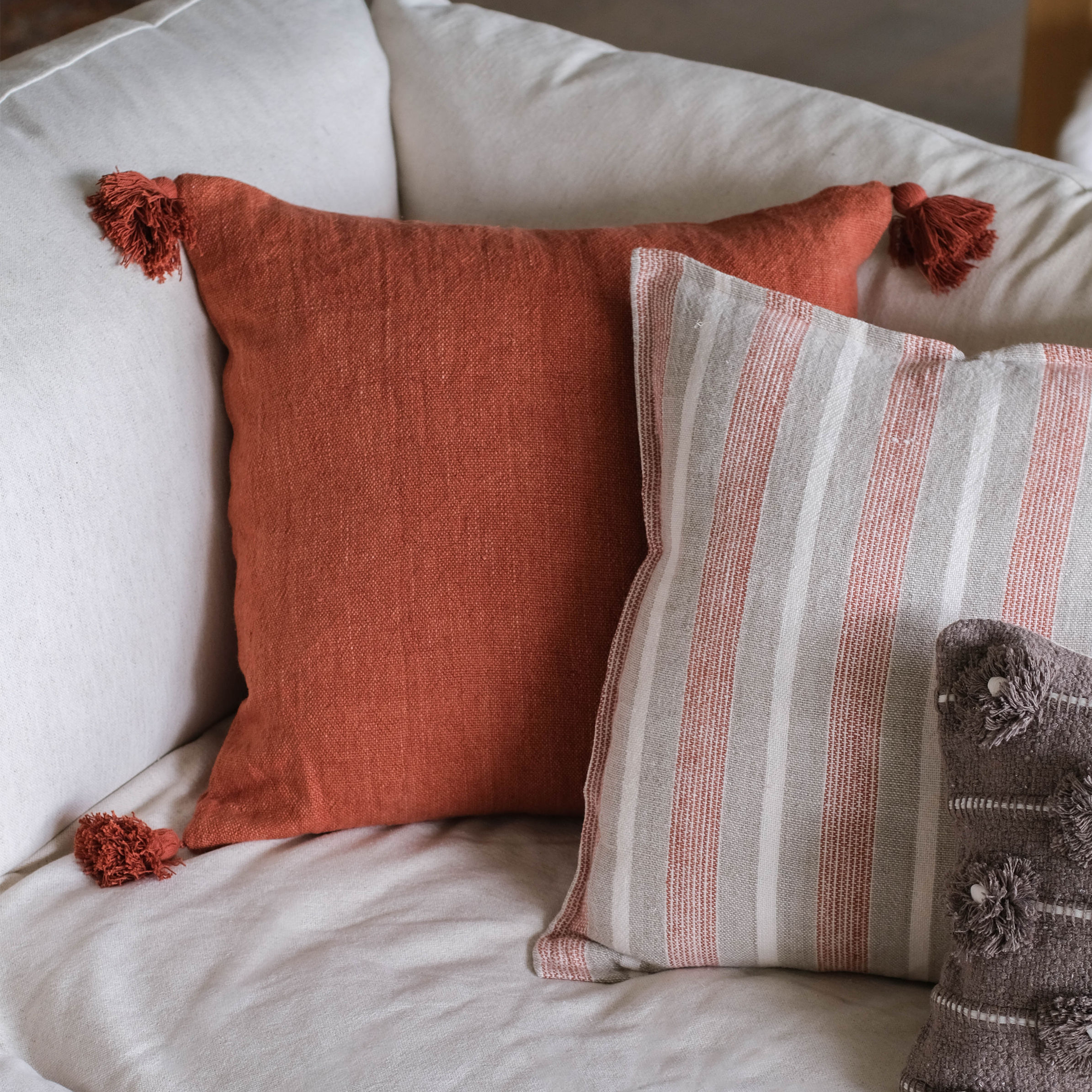 Montauk Pillow With Tassels