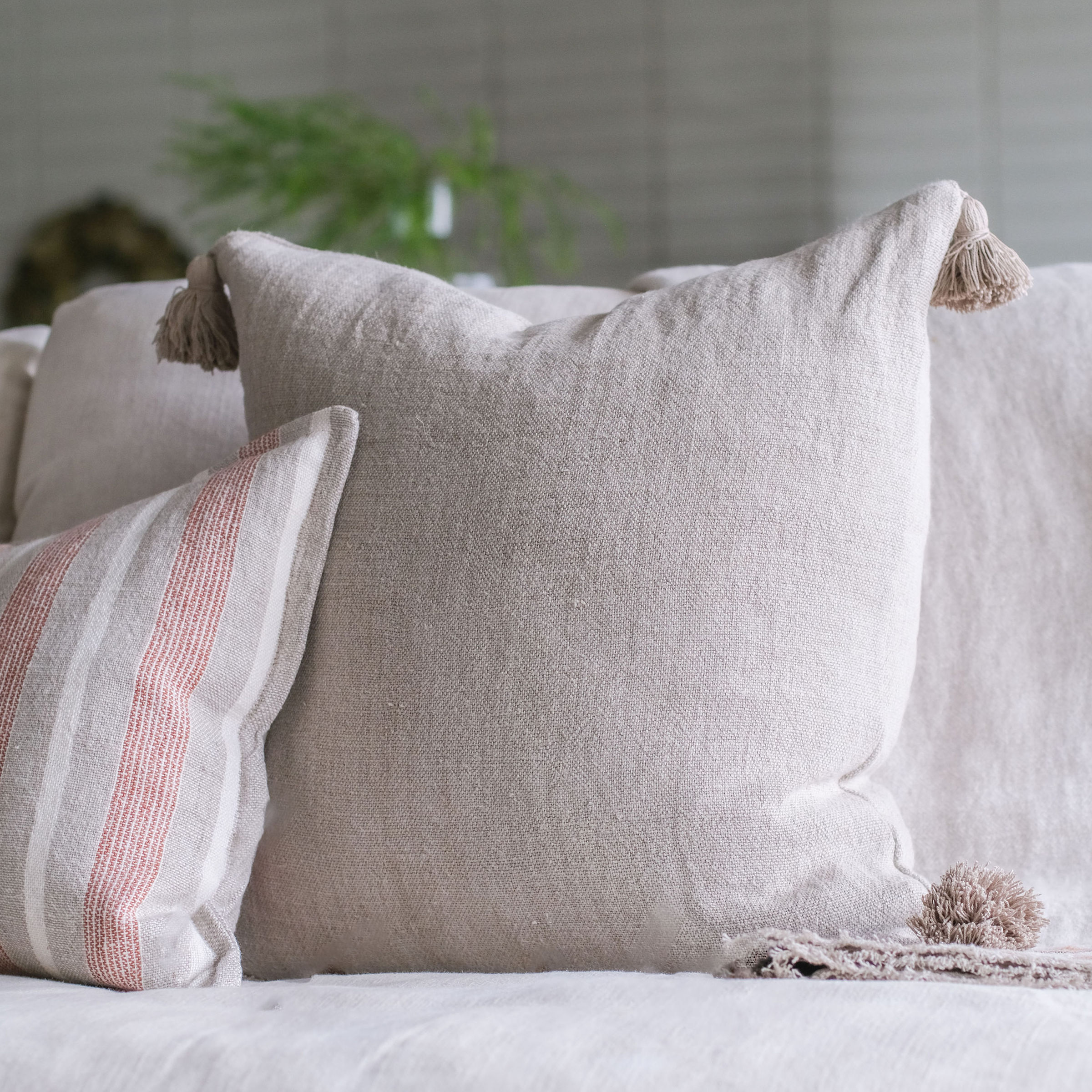 Montauk Pillow With Tassels