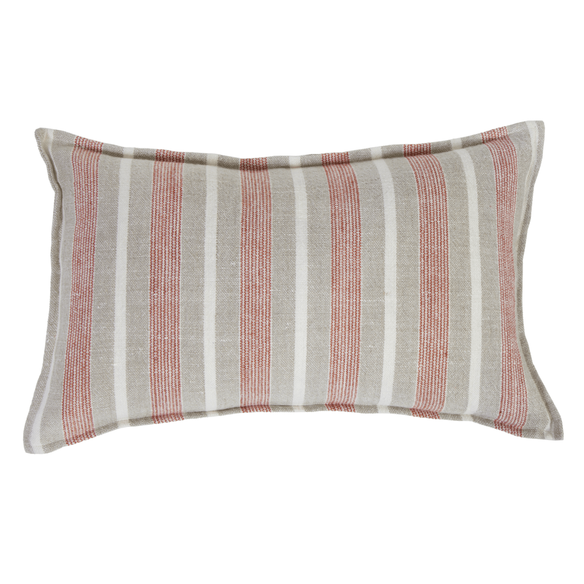 Montecito Blanket-14x24 Pillow With Insert-Terra Cotta/Natural-Pom Pom at Home