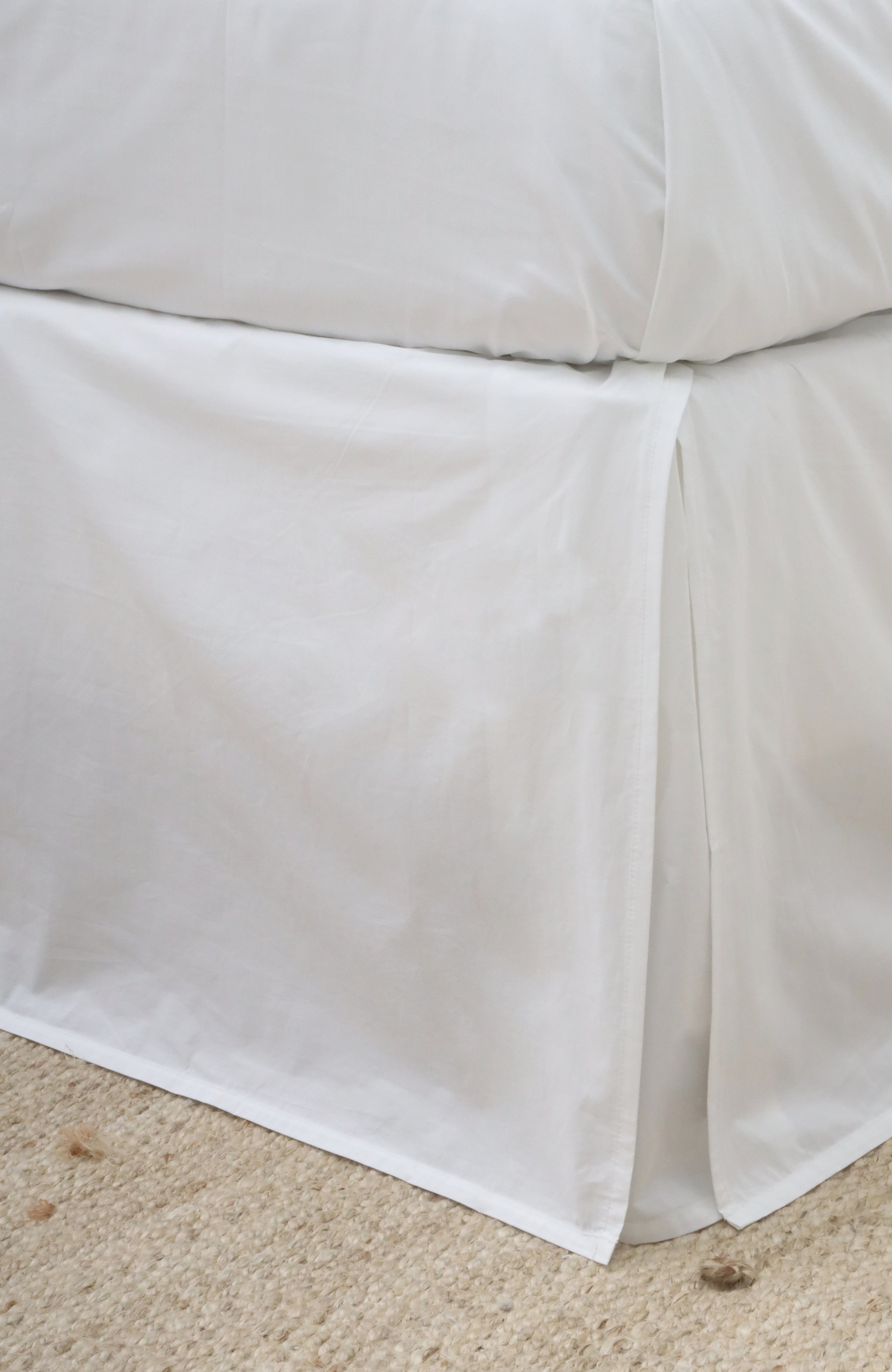 Paneled Cotton Sateen Bedskirt--Pom Pom at Home