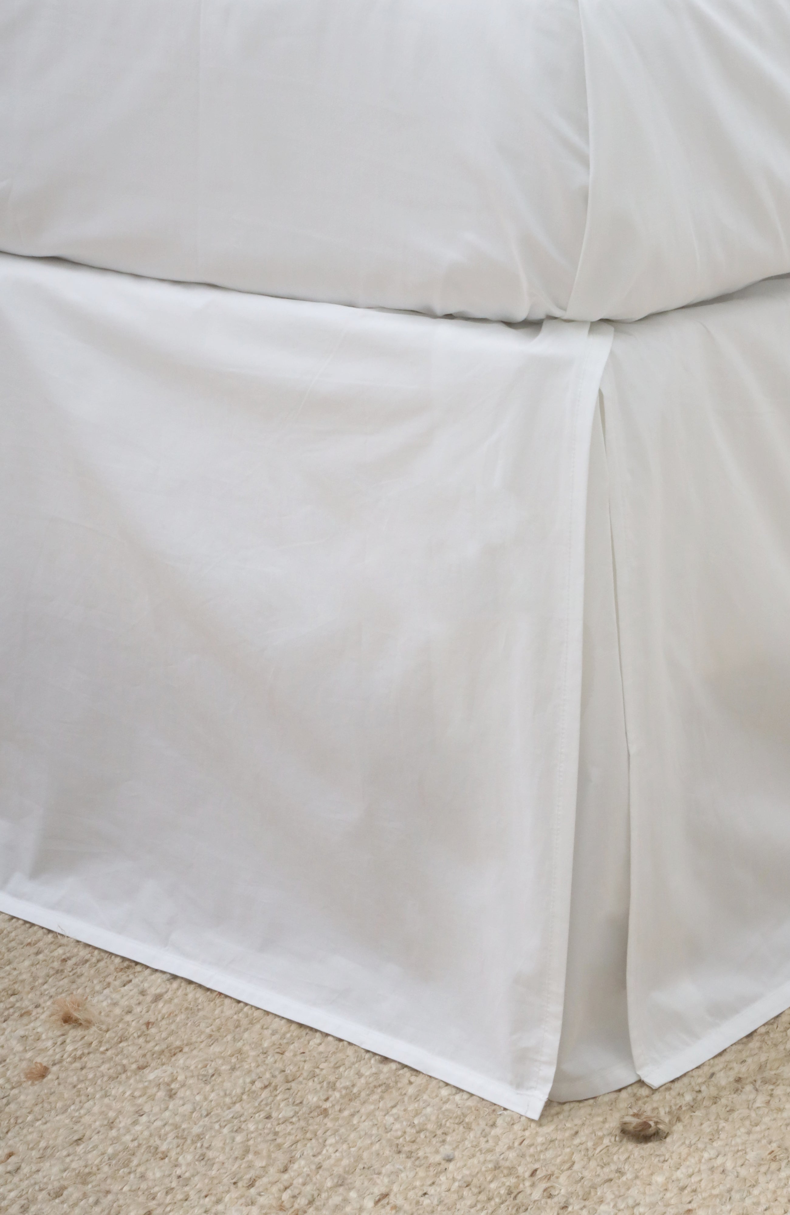 Paneled Cotton Sateen Bedskirt