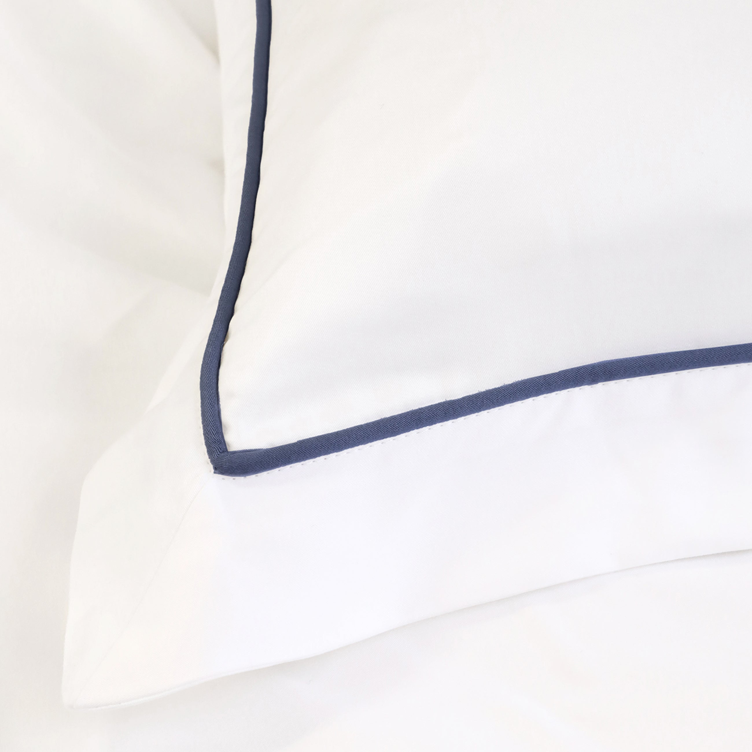 Sheena Bamboo Sateen Sheet Set-Standard Pillowcase (Set Of 2)-Navy-Pom Pom at Home