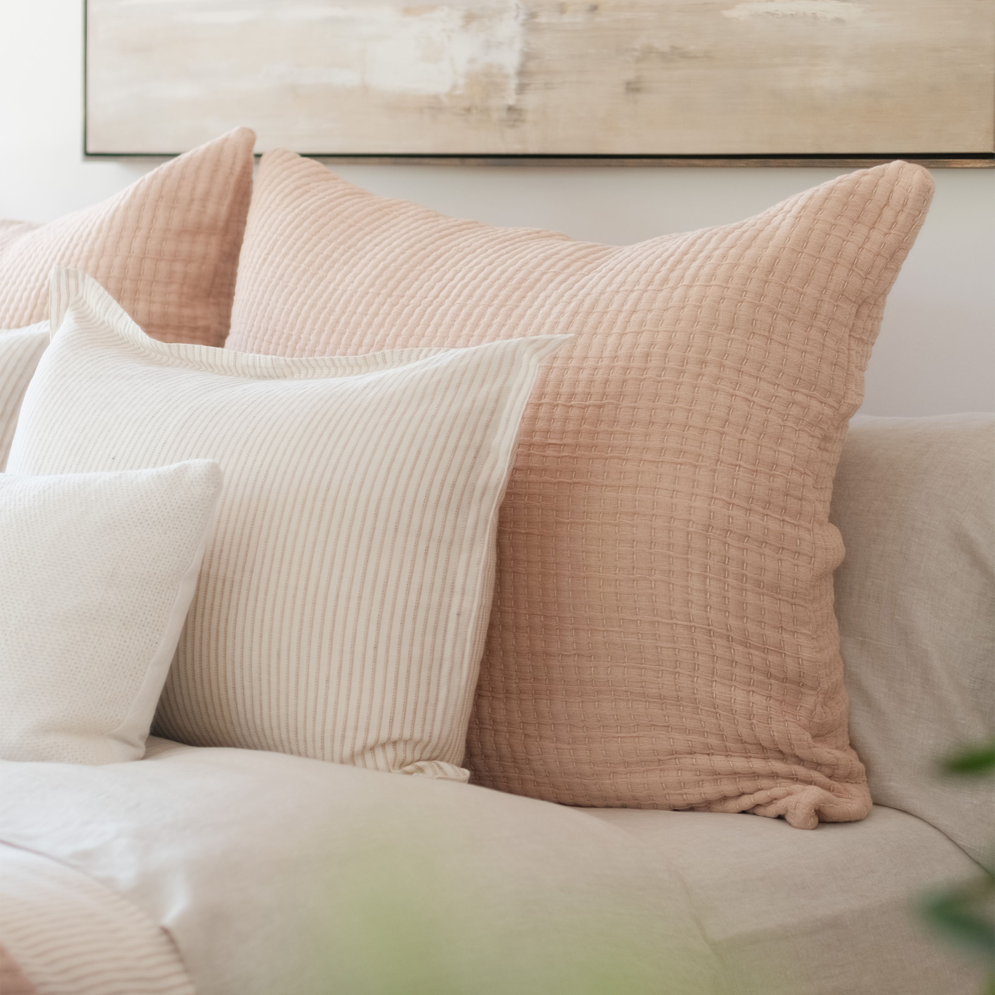 Pom Pom at Home Laguna Big Pillow & Insert - Ocean Natural