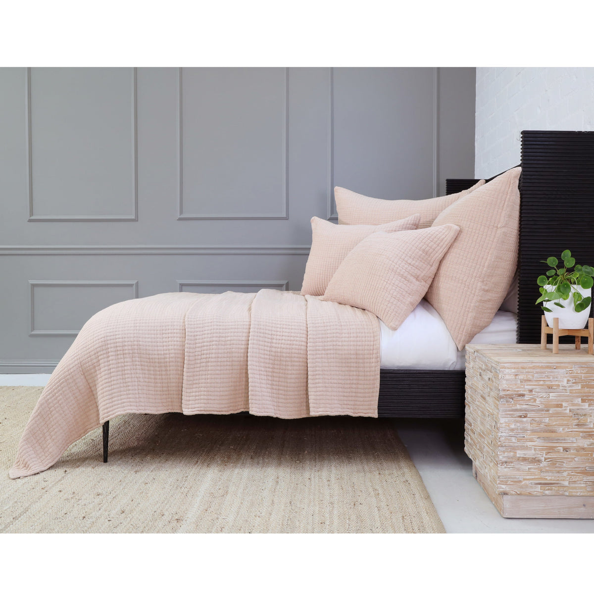 Vancouver Coverlet Pom Pom at Home