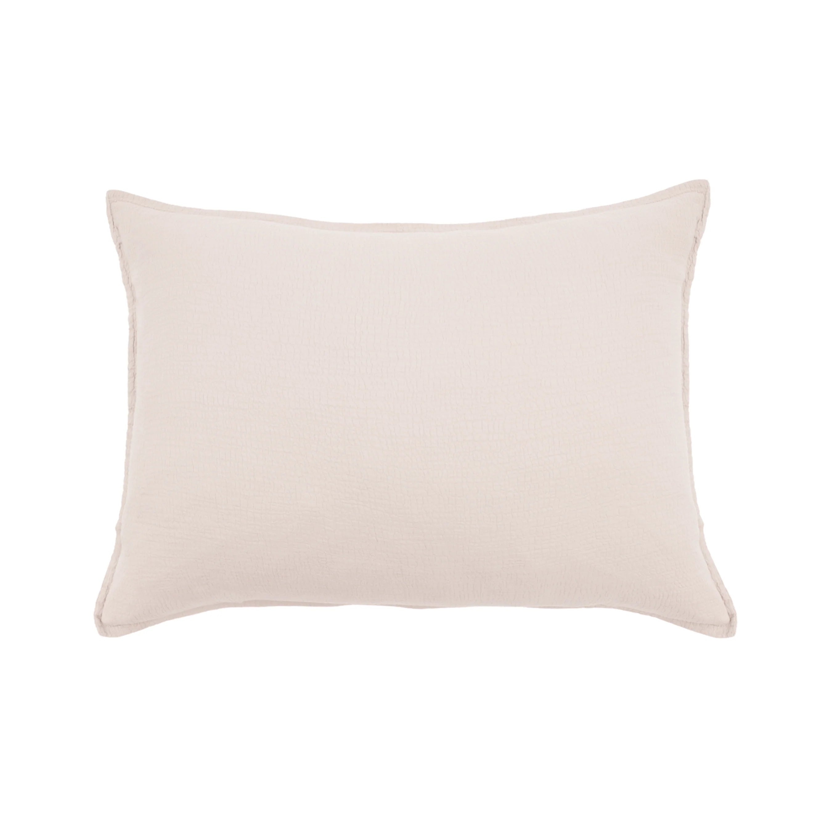 Waverly Cotton Duvet Cover Set-28x36 Big Pillow With Insert-Blush-Pom Pom at Home
