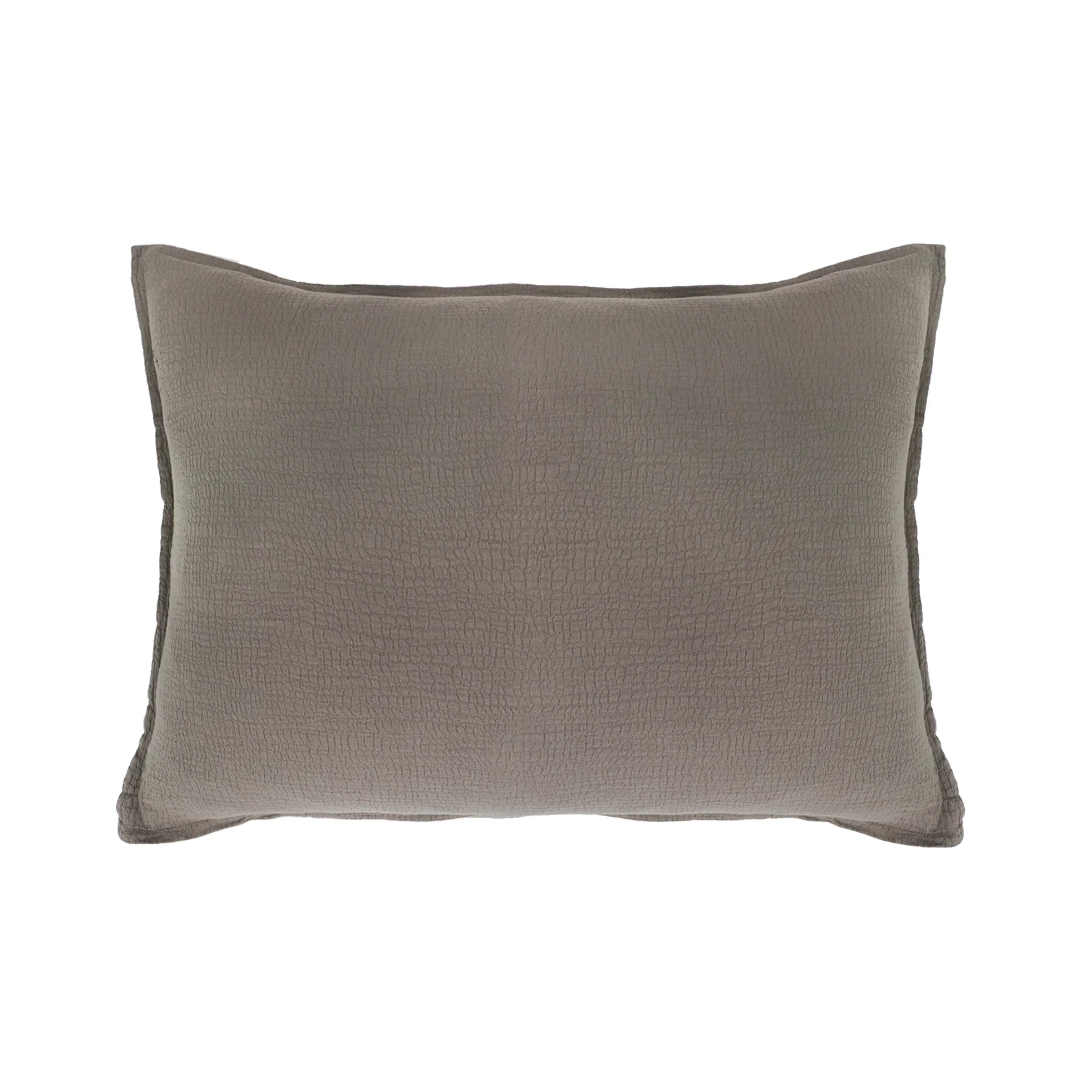 Waverly Cotton Duvet Cover Set-28x36 Big Pillow With Insert-Pebble-Pom Pom at Home