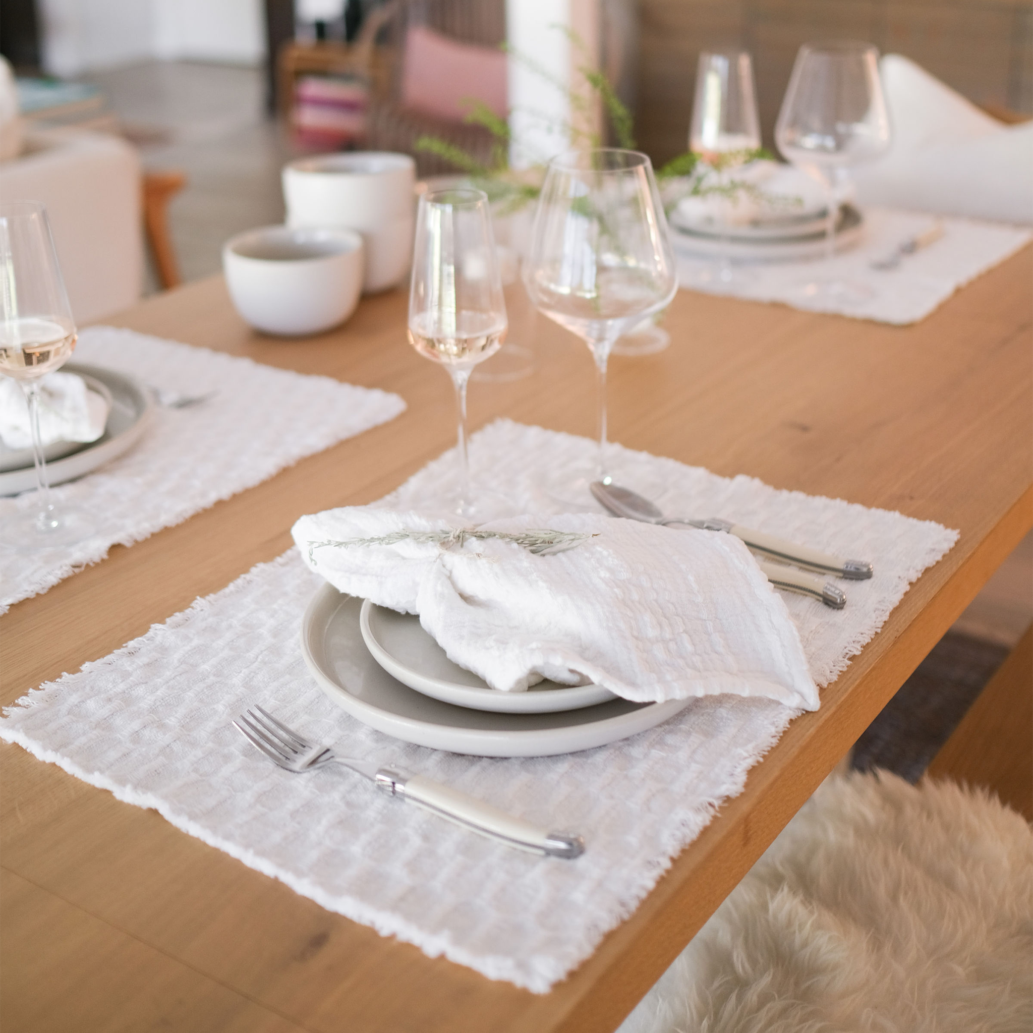 Wren Placemat - 3 Colors--Pom Pom at Home