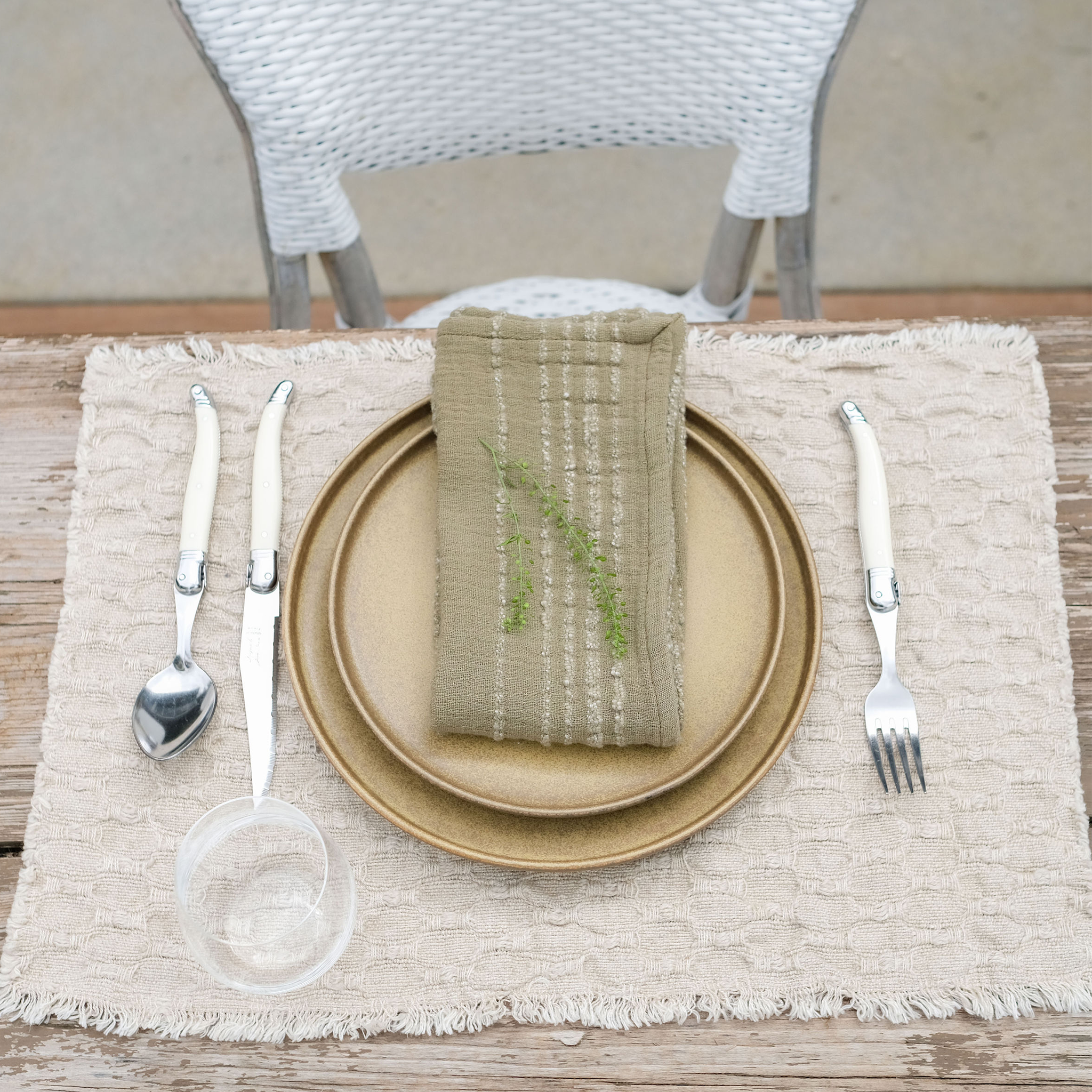 Wren Placemat - 3 Colors--Pom Pom at Home