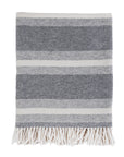 ALPINE THROW - GREY/IVORY-Pom Pom at Home