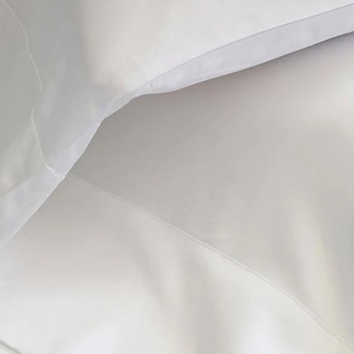 Cotton Sateen Swatch-Linen Swatches-White-Pom Pom at Home