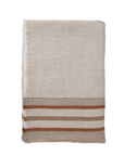 pompom at home - beck - oversized throw - natural color