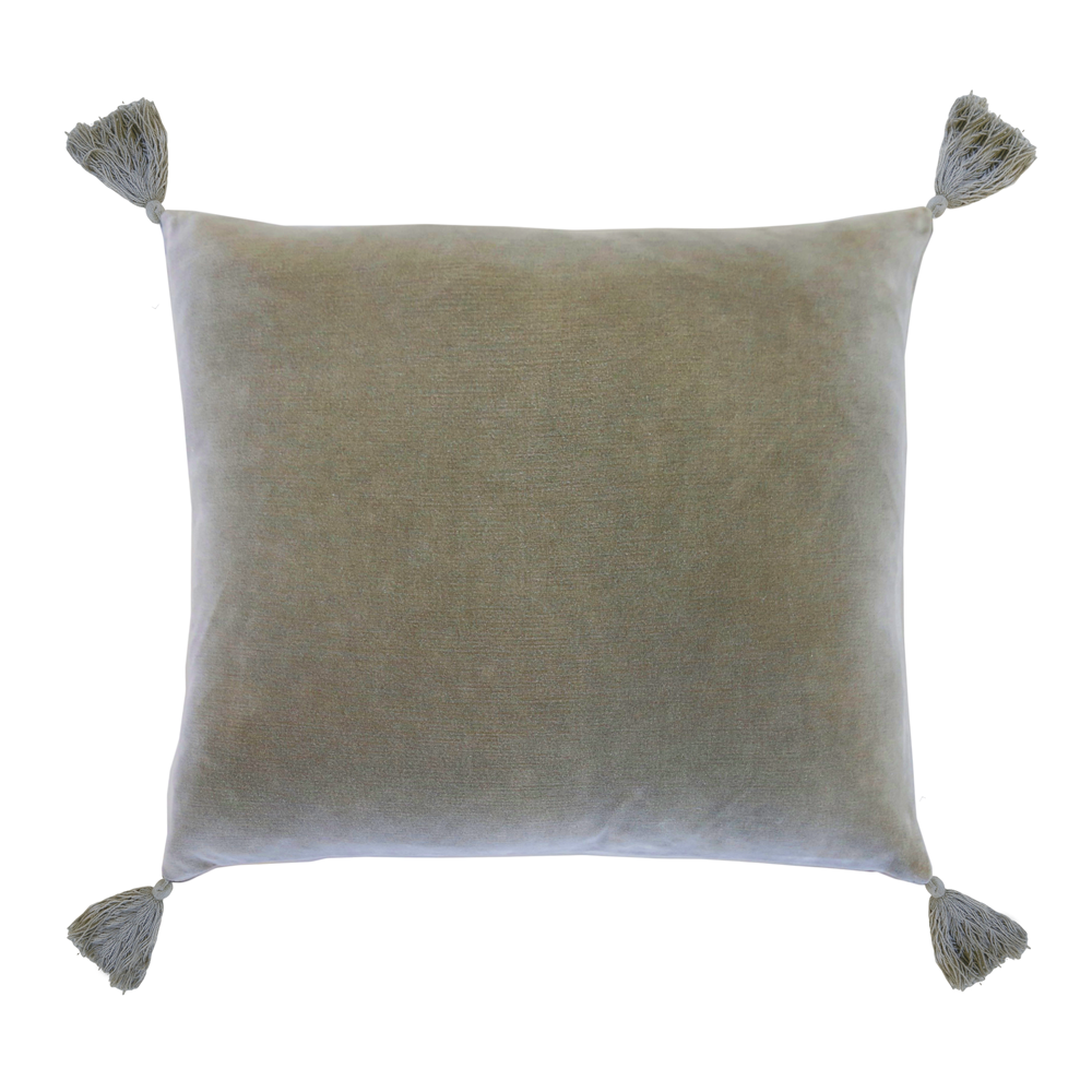 Bianca 20"x20" Pillow with Insert - Sage Color  -Pom Pom at Home