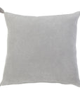 Bianca 20"x20" Pillow with Insert - Light Grey Color -Pom Pom at Home