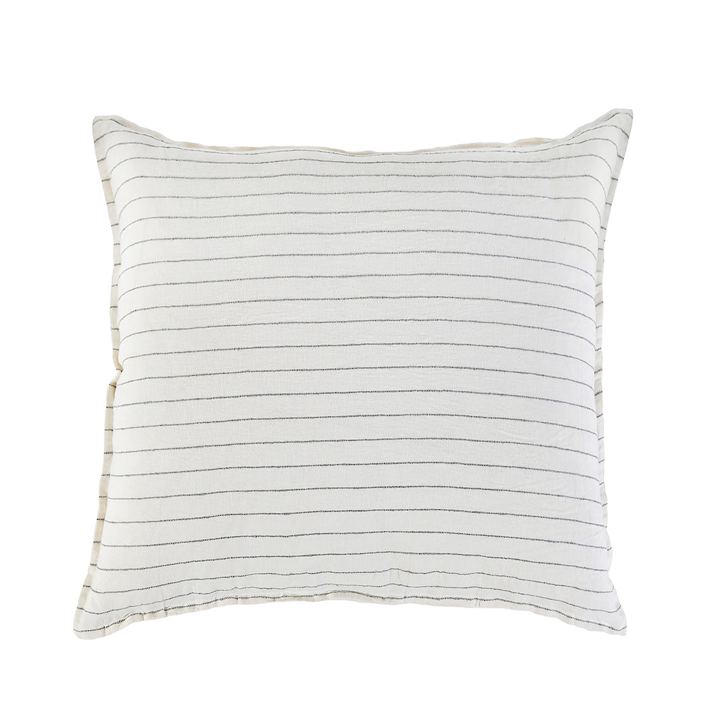 blake - cream/grey color - euro sham - pom pom at home