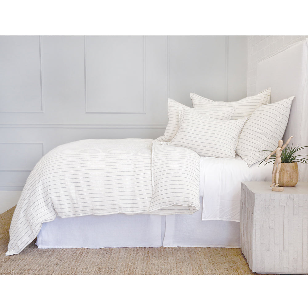 blake -  cream/grey color - duvet set - pom pom at home