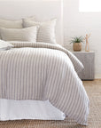 blake - flax/midnight color - duvet set - pom pom at home