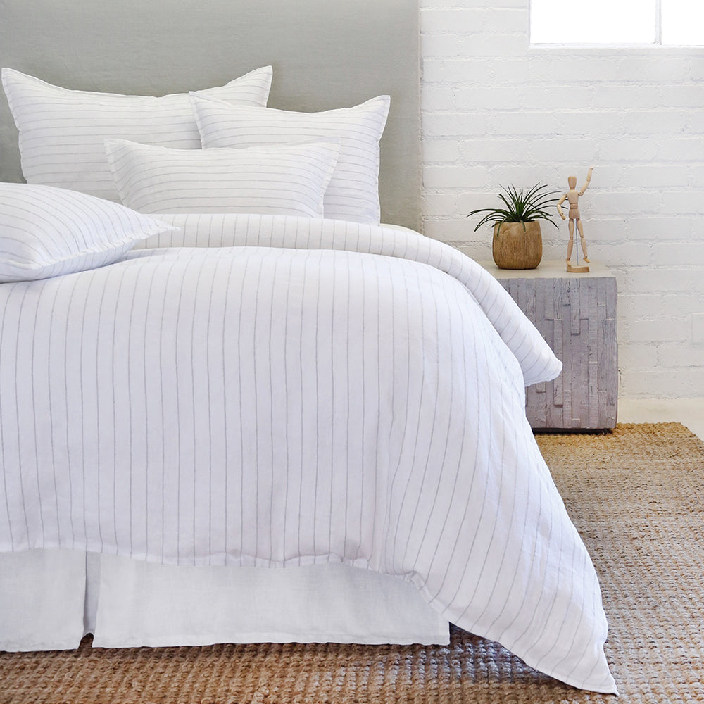 blake - white/ocean color - duvet set - pom pom at home